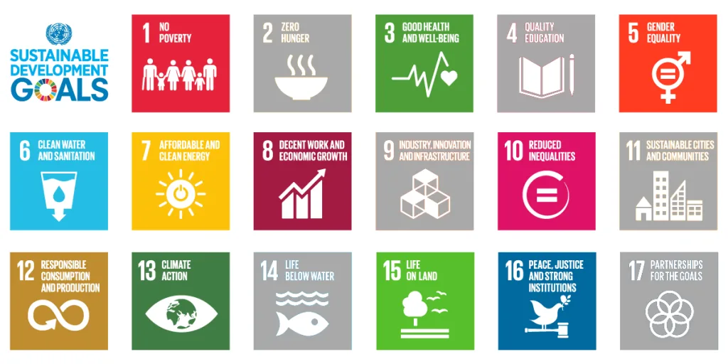 I 17 Obiettivi di Sviluppo Sostenibile dell'Agenda 2030 delle Nazioni Unite